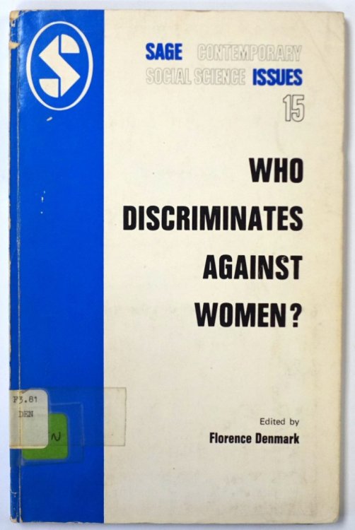 Who Discriminates Against Women