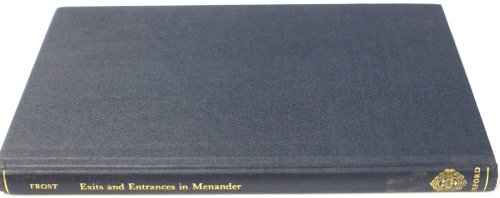 Exits and Entrances in Menander