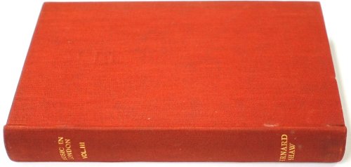 Music in London 1890-94: Volume III