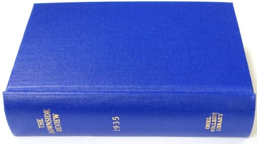 The Downside Review: Volume LIII (New Series Volume XXXIV)