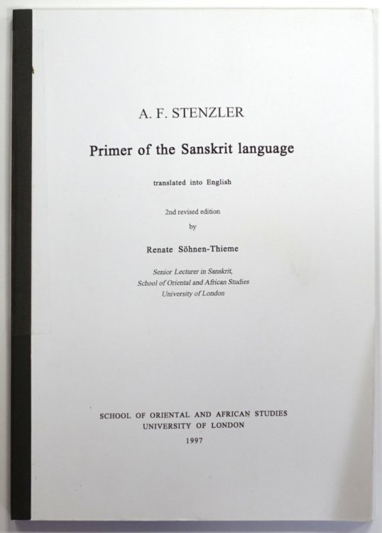 Primer of the Sanskrit Language