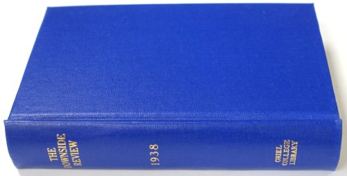 The Downside Review: Volume LVI (New Series Volume XXXVII)