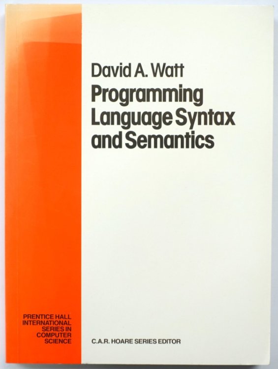 Programming Language Syntax and Semantics