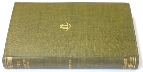 Plato With An English Translation, Volume II: Theaetetus, Sophist