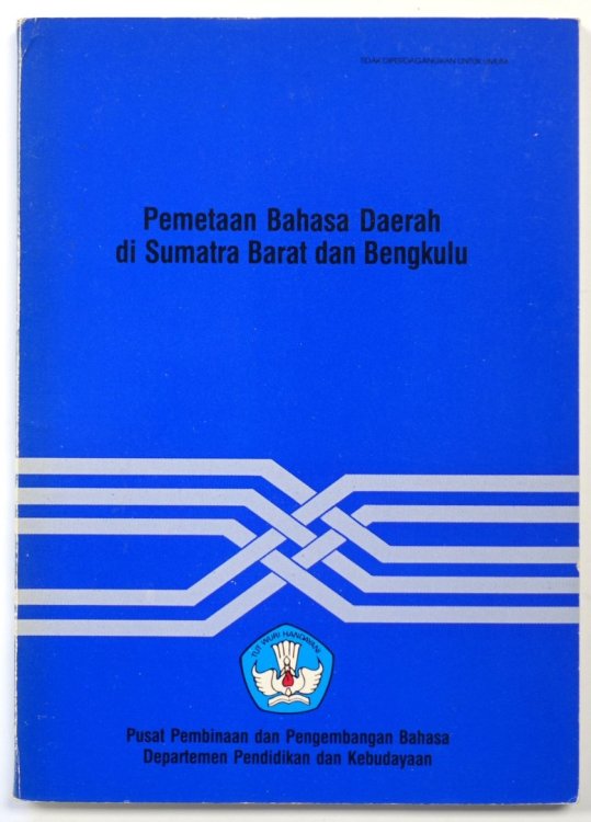 Pemetaan Bahasa Daerah Di Sumatra Barat Dan Bengkulu