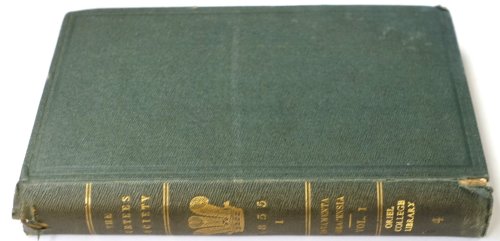 The Publications of the Surtees Society: For the Year MDCCCXXXVI: Testamenta Eboracensia or, Wills Registered at York: Illustrative of the History, Manners, Language, Statistics of the Province of York from the Year MCCC. Downwards
