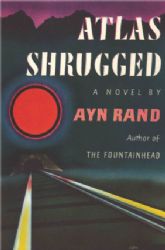 Atlas Shrugged Book Covers Art 59x84cm Poster