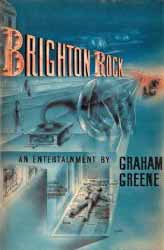 Brighton Rock Book Covers Art 59x84cm Poster