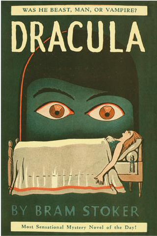 DRACULA New Poster of Extraordinary Book Cover