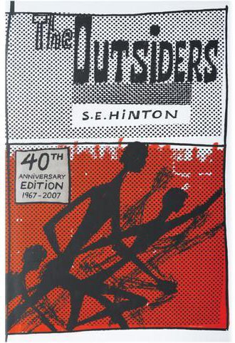 The Outsiders Book Cover Poster A1