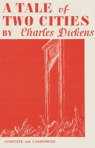 'Tale of Two Cities' book cover Poster
