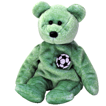 Kicks the Soccer Bear Beanie Baby