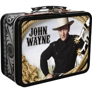 John Wayne DVDs in Collectable Tin with Handle