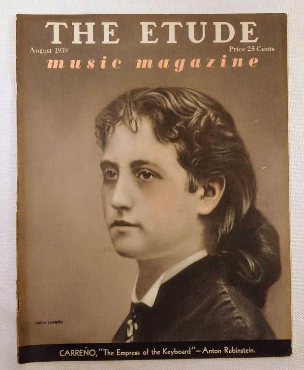 The Etude Music Magazine: Volume LVII, No. 8; August, 1939