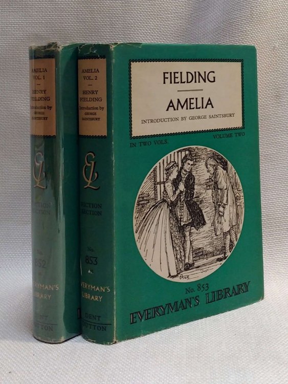 Amelia (Everyman's Library No. 853) (Complete in two volumes)
