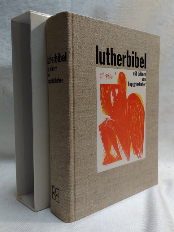 Bibelausgaben, Lutherbibel mit Bildern von HAP Grieshaber (Nr.1928)