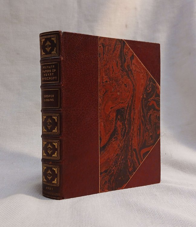 The Private Papers of Henry Ryecroft [Fine binding, binders gilt stamp inside bottom edge)