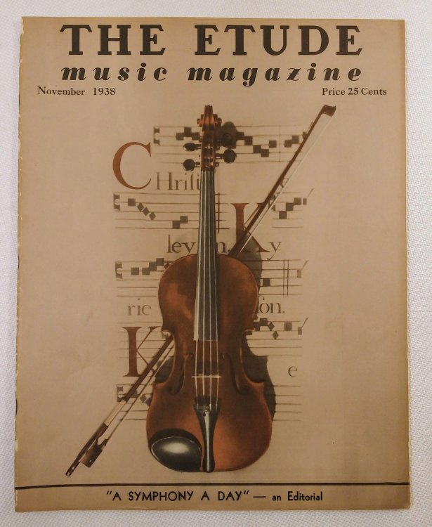 The Etude Music Magazine: Volume LVI, No. 11; November, 1938