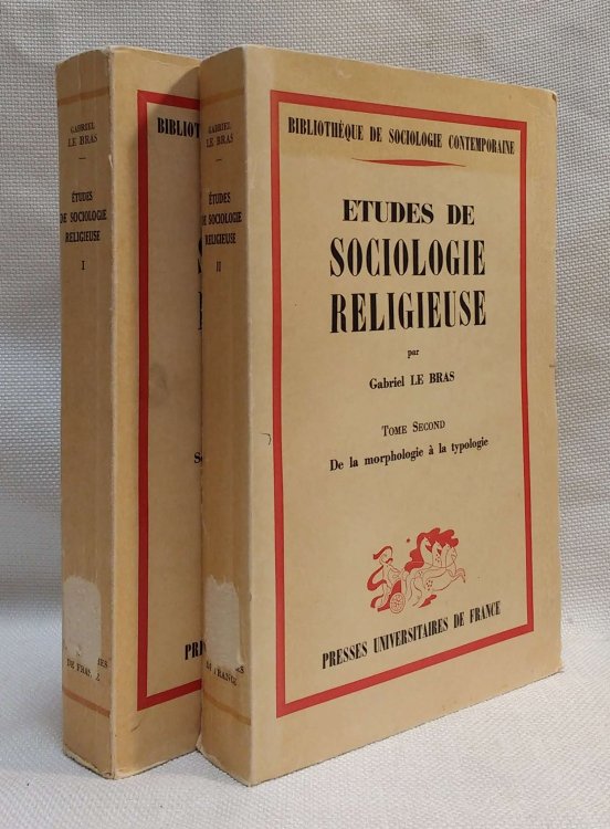 Etudes de Sociologie Religieuse (Tome Premier, Tome Second complete)