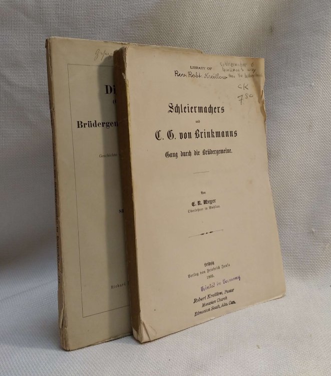 [Brudergemeine; Die Diaspora (Gemelnsehaftspflege) der Brudergemeine in Deutschland