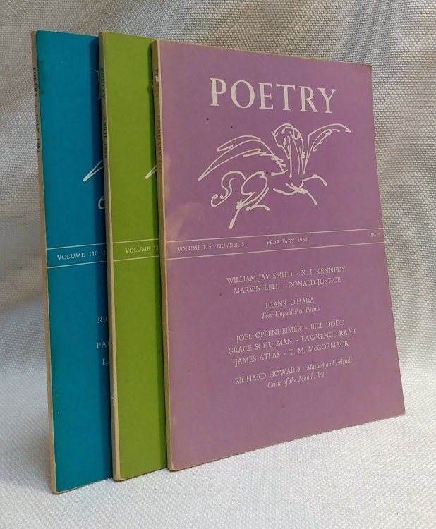 Poetry A Magazine of Verse [Three issues from the 60's]NESE NUMBER April, 1935 Volume XLVI Number I
