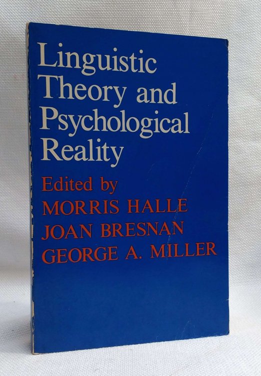Linguistic Theory and Psychological Reality (MIT Press)
