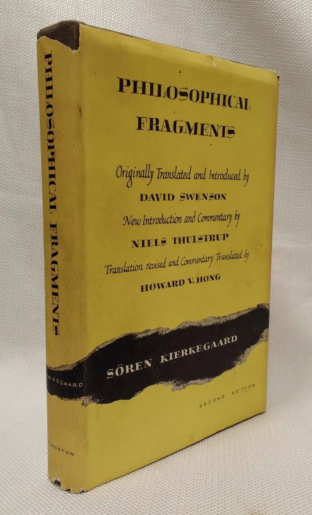 Philosophical Fragments [copy of Eugene Burger with his early signature on front endpaper]