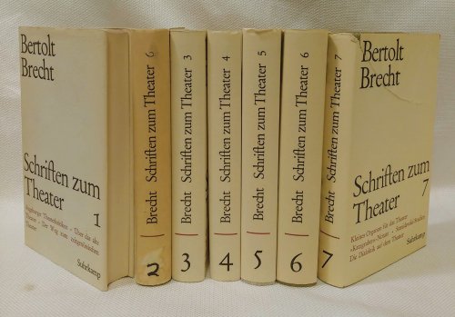 Schriften zum Theater. 7 Volume Set