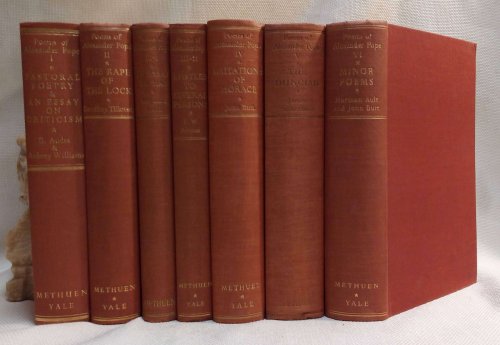 Poems of Alexander Pope [Volumes 1-6 in 7 volumes]
