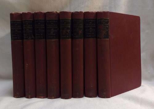 Image for History of English Literature - 4 volumes in 8 parts History of English Literature - 4 volumes in 8 parts