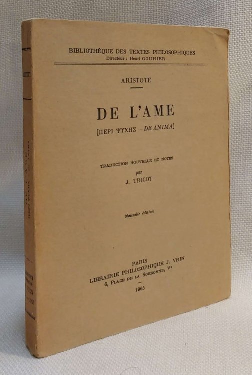 Image for De L'Ame (De Anima) De L'Ame (De Anima)