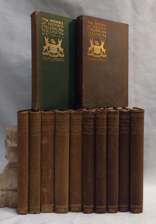 The Works of Henry Fielding - Complete in 12 Volumes:The Adventures of Joseph Andrews (2vol) History of Tom Jones (4vol) Amelia (3vol) The History of the Life of the late Mr. Jonathan Wilde (1vol) Miscellanies (2vols)