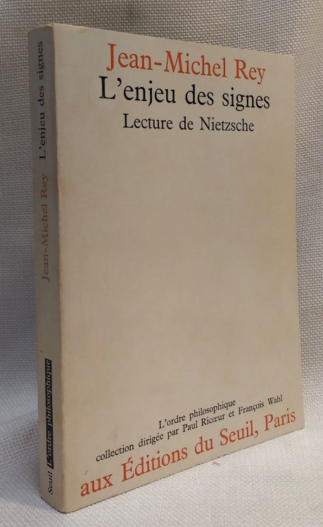 L'enjeu des signes: Lecture de Nietzsche