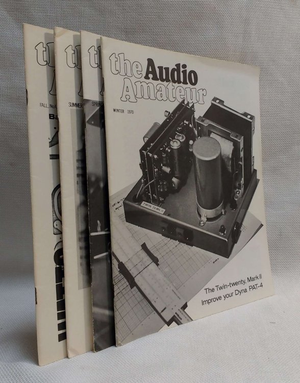 The Audio Amateur (Complete Vol. I, 1970) [Lot of 4 Issues]
