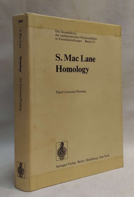 Homology Third Corrected Printing (Grundlehren der mathematischen Wissenschaften)