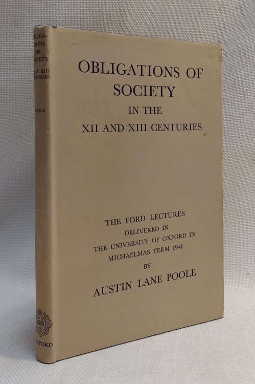 Image for Obligations of Society in the XII and XIII Centuries Obligations of Society in the XII and XIII Centuries