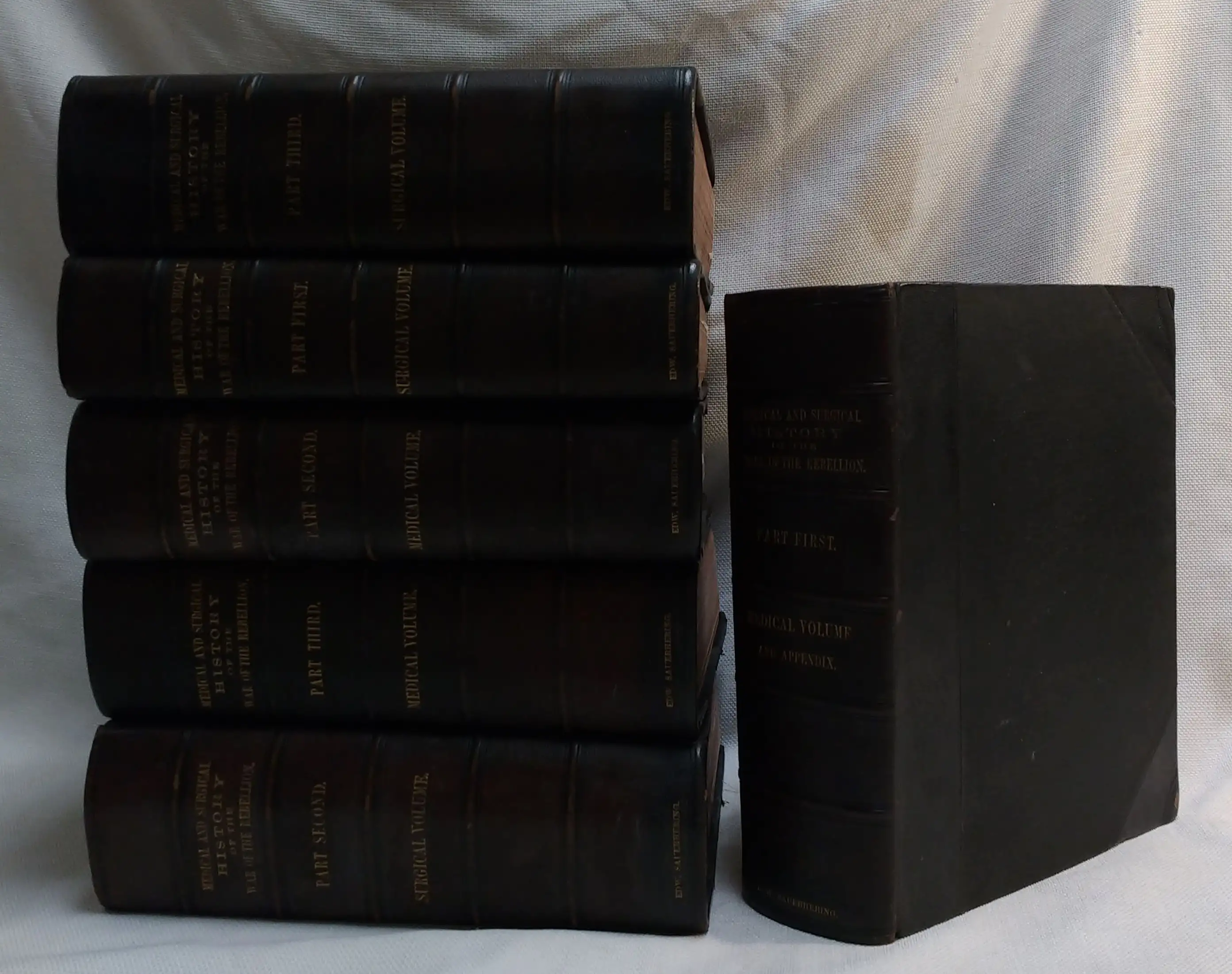 The Medical and Surgical History of the War of the Rebellion. (1861-65). [Parts 1-3, complete in six volumes]