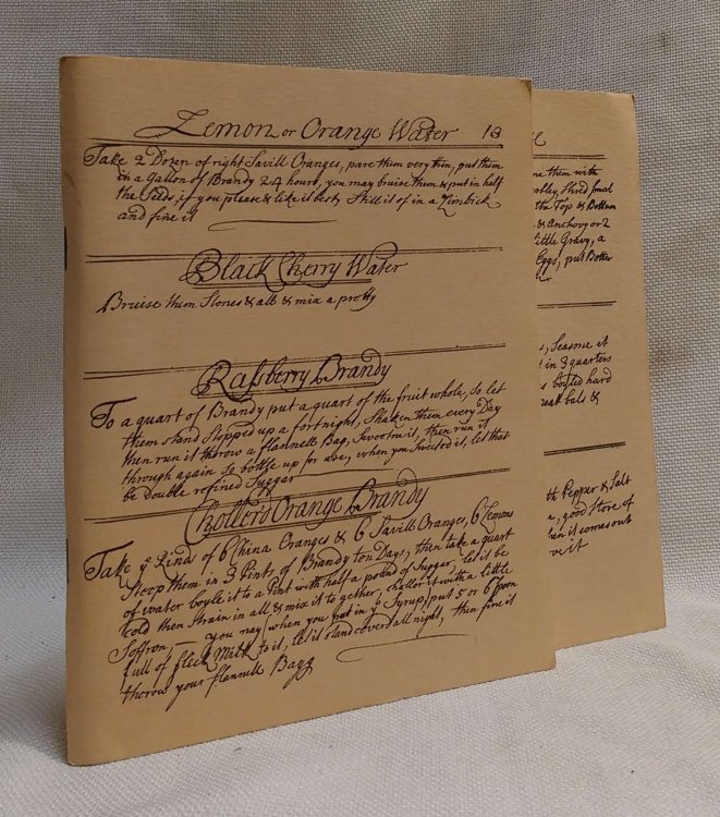 A Collection of Confections and Other Recipes [volumes 1 & 2]