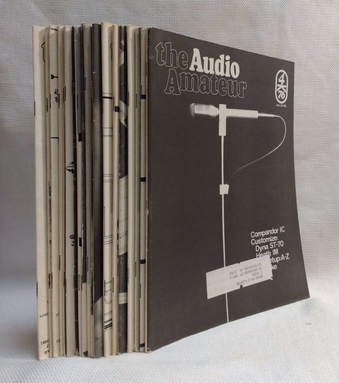 The Audio Amateur (Complete Vol. III - Vol. VII, 1972 - 1976) [Lot of 20 Issues]