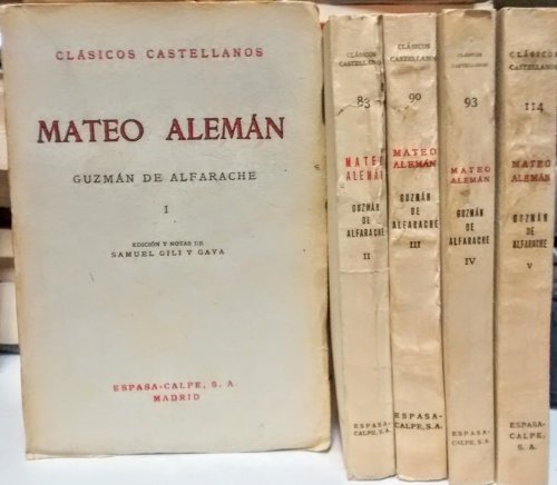 Mateo Aleman (Volumes 1-5, Complete)