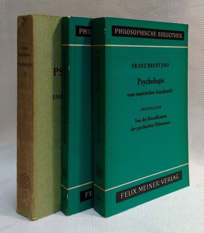 Psychologie von empirischen Standpunkt [3 volumes / 3 Banden]