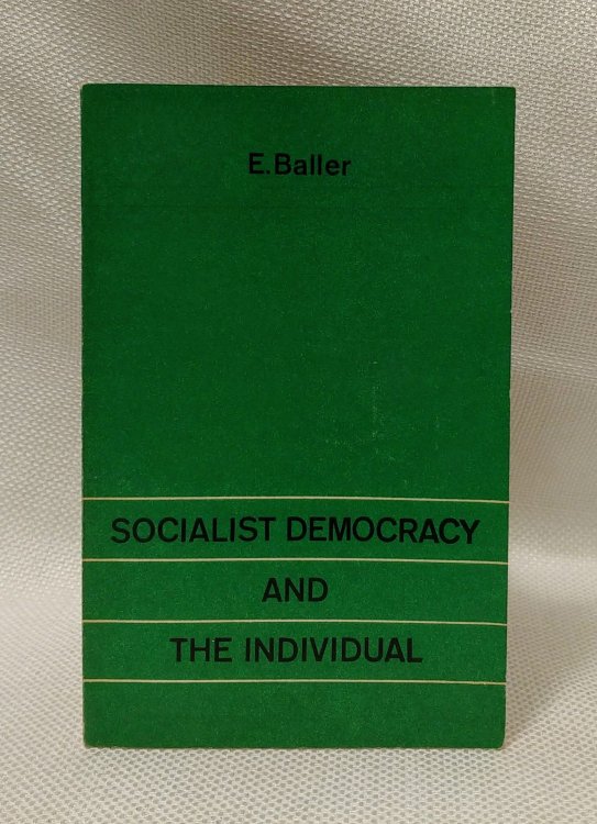 Image for Socialist Democracy and the Individual Socialist Democracy and the Individual