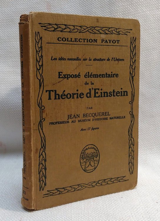 Expose elementaire de la theorie d'Einstein