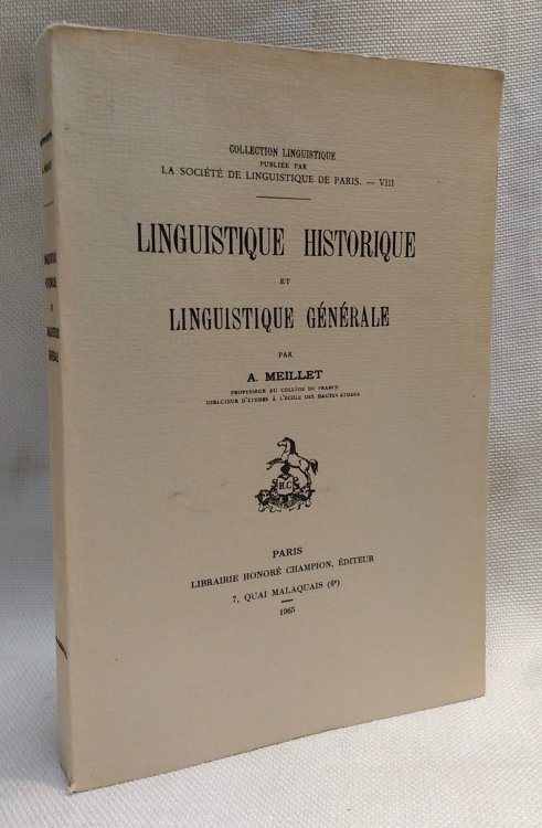 Image for Linguistique Historique et Linguistique Generale Linguistique Historique et Linguistique Generale
