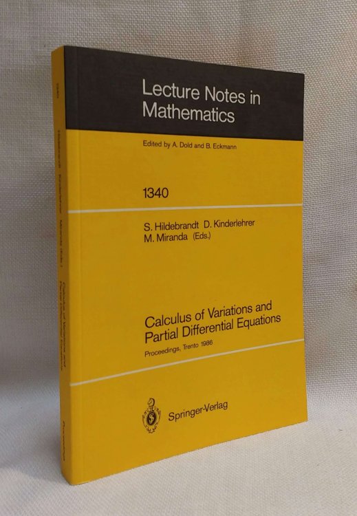 Calculus of Variations and Partial Differential Equations: Proceedings of a Conference, held in Trento, Italy, June 16-21, 1986 (Lecture Notes in Mathematics, 1340)