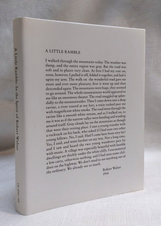 A Little Ramble: In the Spirit of Robert Walser