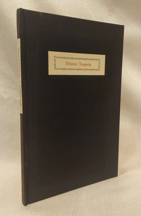 Suppressed commentaries on the Wiseian forgeries,