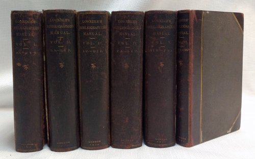The Bibliographer's Manual of English Literature