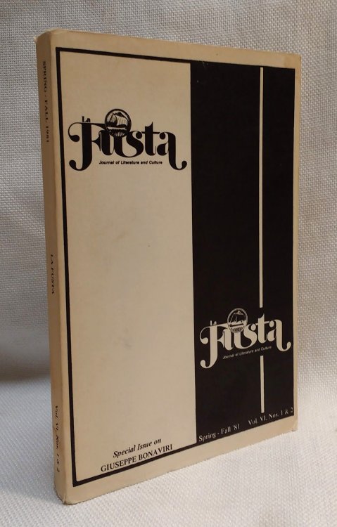 La Fusta: Journal of Literature and Culture, Spring-Fall 1981, special issue on Giuseppe Bonaviri