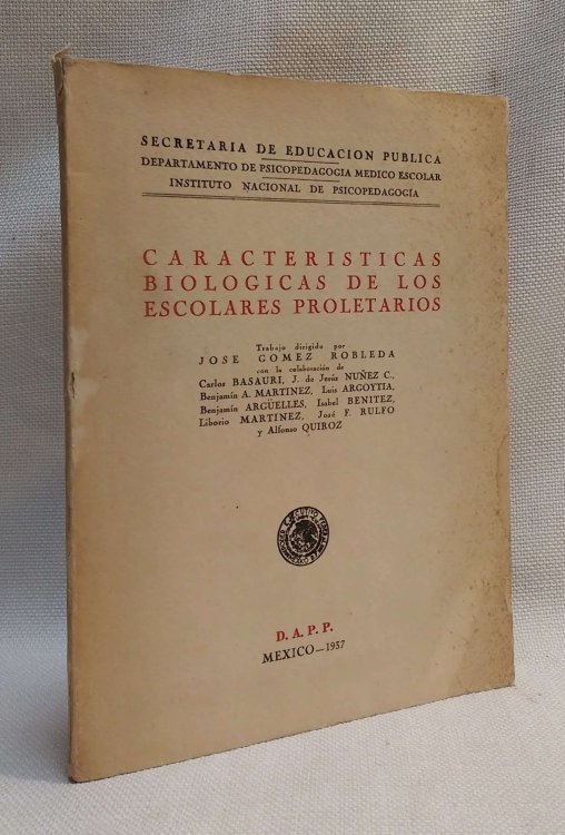 Caracteristicas biologicas de los escolares proletarios